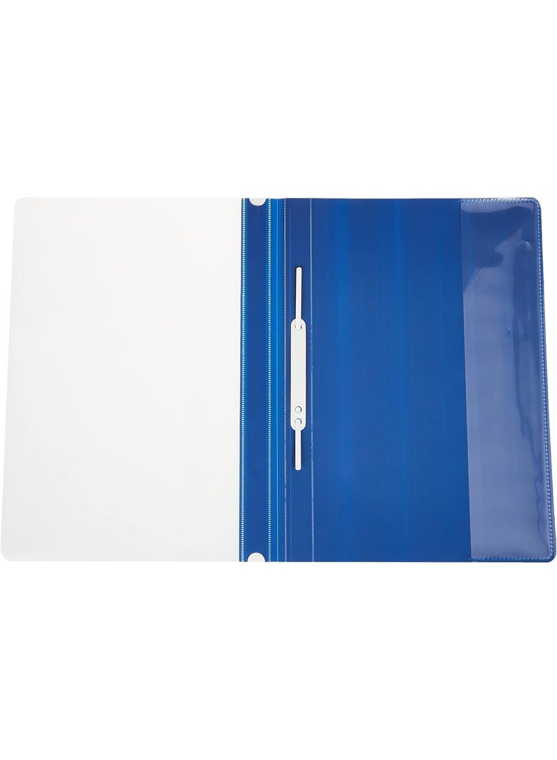 Maxi 5-Piece A4 Report File Blue Cover - Image 3
